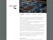 Tablet Screenshot of newcoal.com